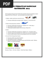 Soalan Pentaksiran Akhir Tahun Tingkatan 2 Matematik