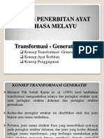 Proses Penerbitan Ayat Bahasa Melayu