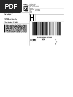 Shipping Label