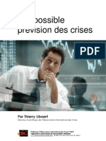 L'Impossible prévision des crises par Thierry Libaert
