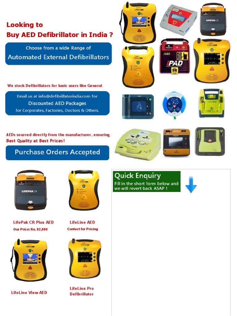 AEDs _ Buy Automated External Defibrillator India _ Defibrillator Price