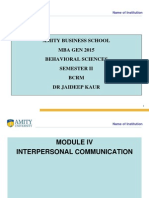 Amity Business School MBA GEN 2015 Behavioral Sciences Semester Ii BCRM DR Jaideep Kaur