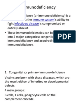 Immunodeficiency: Immune System Infectious Disease