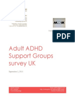 Adult ADHD UK Support Groups Survey