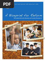 A Blueprint For Reform: The Reauthorization of The Elementary and Secondary Education Act