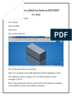 Benchvice Modelling in AutoCAD