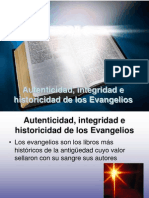 Autenticidad, Integridad e Historicidad de Los Evangelios