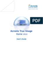 Acronis True Image Home 2010 User Guide