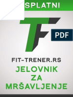 Besplatan Jelovnik Fit Trener