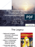 Post Financial Trauma – Challenges for the Communications Value Chain