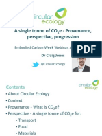 Presentation - A single tonne of CO2e - Provenance, perspective, progression