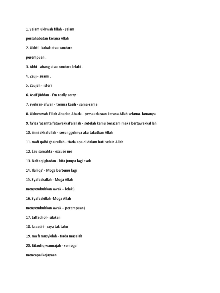 Jom Belajar Bahasa Arab