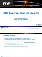 GNSS Data Processing Lab Exercises