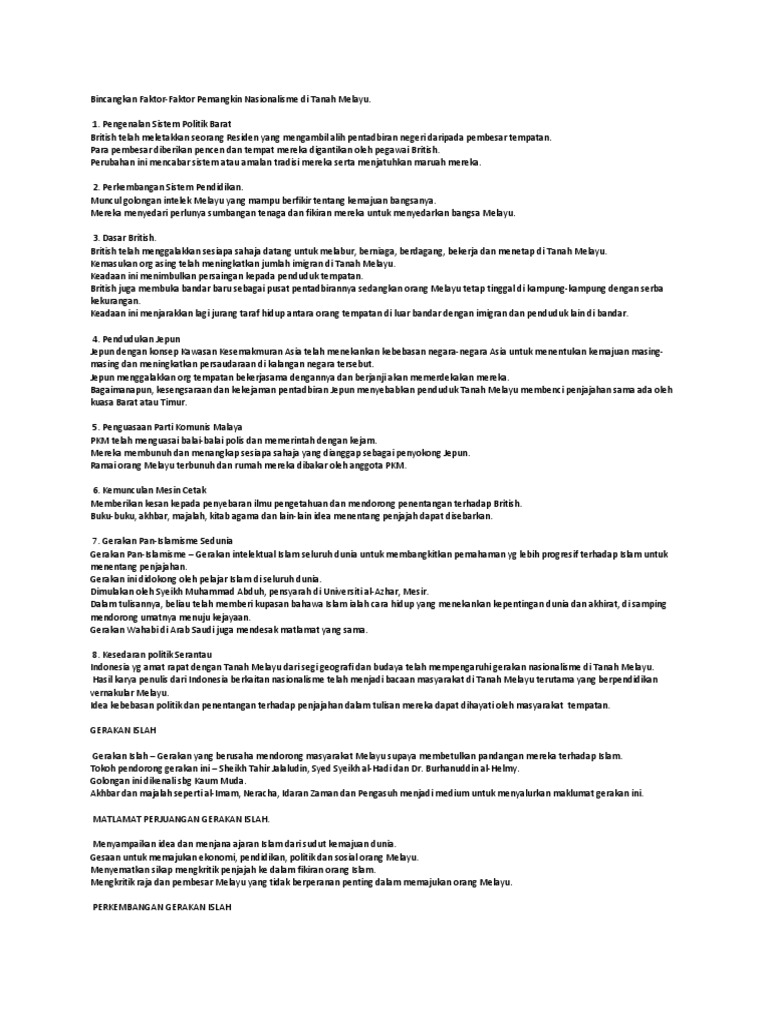 Nota Spm Sejarah Tingkatan 5 23 By Dreams Spm Free Spm Tips 2020 By Student Malaysia Education Forum