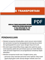 Download metode-transportasi by Huang Yu Joo SN217449913 doc pdf