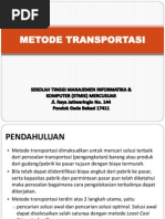 Download metode-transportasi by Huang Yu Joo SN217449913 doc pdf
