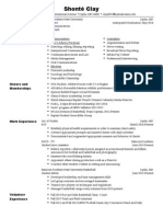 Resume 1 Page