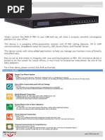 Axia A610 IP PBX Brochure