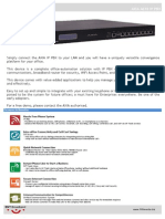 Axia A610 IP PBX Brochure