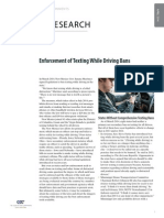 Enforcement of Texting While Driving Laws