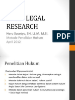 Socio Legal Research