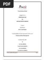 Download Promotion Plan by Tarun Daga SN21745784 doc pdf