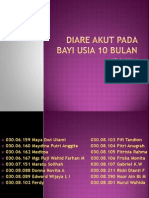 Diare Akut Pada Bayi Usia 10 Bulan