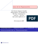 Aplicaciones Trigonometria - Presentación.