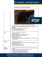 Ficha Tecnica Concreto Lanzado Shotcrete UNICON