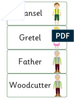 Hansel and Gretel - Word-Cards