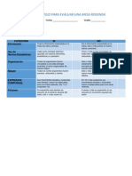 Lista de Cotejo para Mesa Redonda