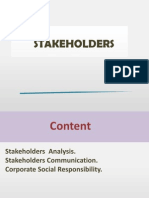 Stakeholders: Stakeholder