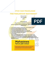 Contoh Dan Penjelasan PKM Pengabdian Masyarakat Awal