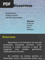 Biossíntese - Trabalho