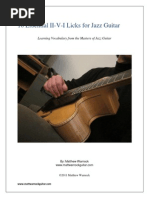 Download 10 Two Five One Licks Every Jazz Guitarist Should Know by Britt Reed SN217492628 doc pdf