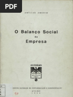 O Balanço Social da Empresa / Amílcar Amorim