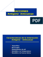 Reacción Antigeno Anticuerpo