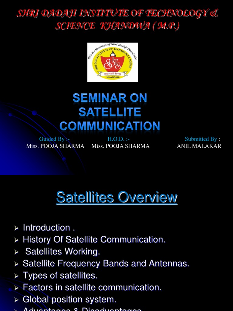 Satellite Communication Overview Guide | PDF | Satellite ...
