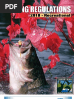 2010 Recreational Fishing Regulations