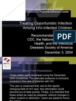 Treating Opportunistic Infection Among HIV-Infected Children