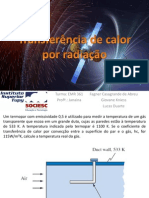 Análise de transferência de calor em termopar protegido por blindagem