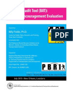 PBRI Bicycle Audit Tool