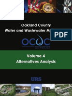 Oakland County Drain Commission, Water and Wastewater Master Plan - Volume 4 - Alternatives Analysis - September, 2007