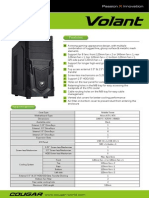 COUGAR Volant Datasheet