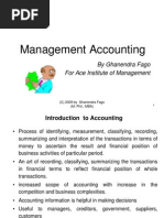 Introudction To Management Accounting Revised