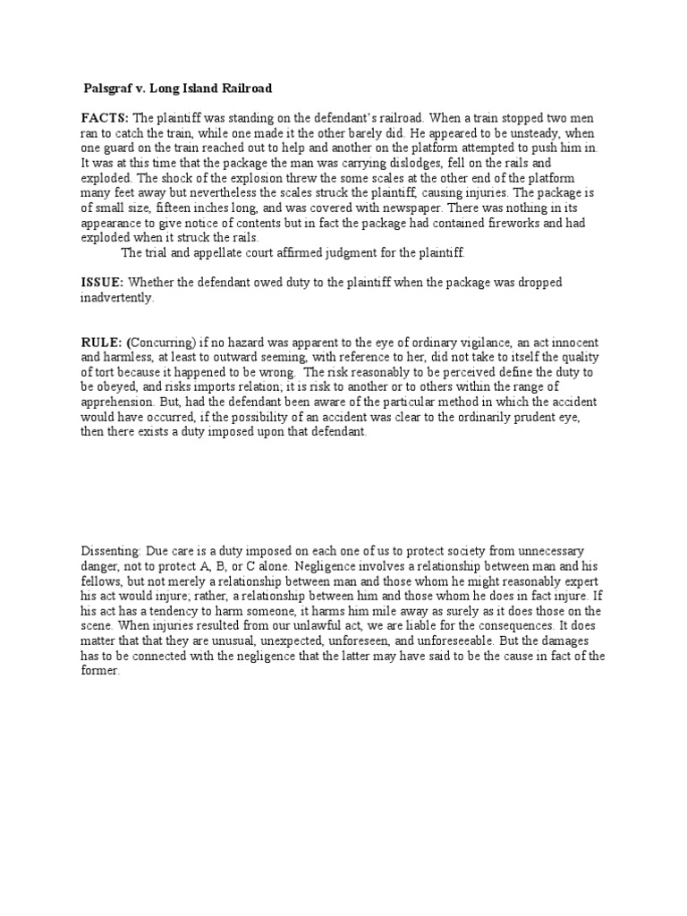 example of proximate cause in criminal law