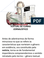 Gênero Textual - Notícia