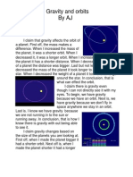 Gravity and Orbits