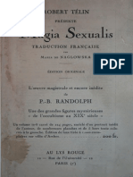 Télin Robert - Magia Sexualis - P.B Randolph - Traduction de Maria de Naglowska (1931)