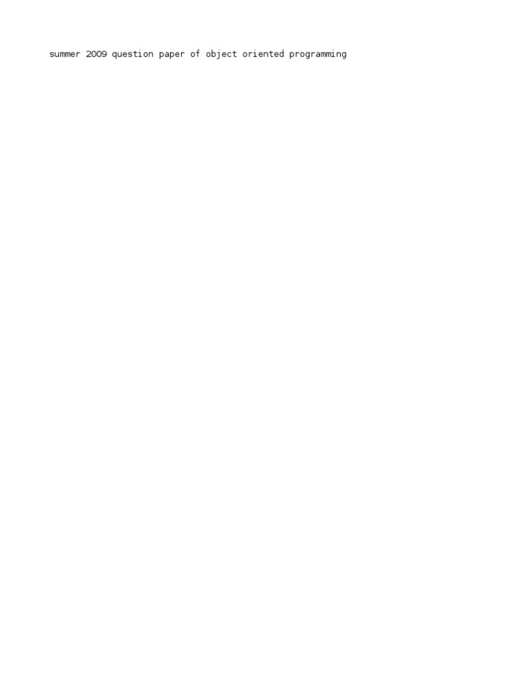 Oops | PDF